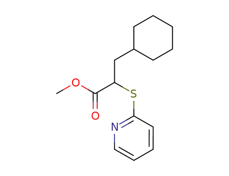 3-Cyclohexyl-2-(pyridin-2-ylsulfanyl)-propionic acid methyl ester