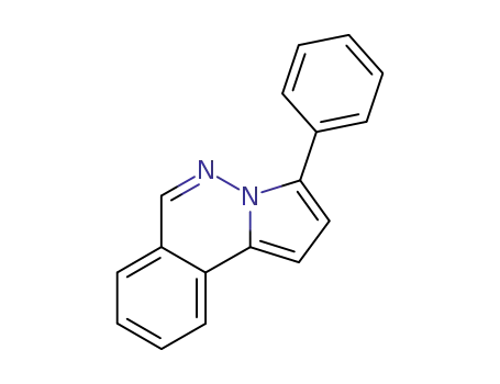 Molecular Structure of 82027-00-7 (Pyrrolo[2,1-a]phthalazine, 3-phenyl-)
