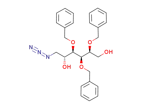 6-deoxy-6-azido-2,3,4-tri-O-benzyl-D-glucitol