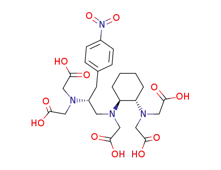 N-[2-amino-3-(p-nitrophenyl)propyl]-trans-cyclohexane-1,2-diamine-N,N',N'N'',N''-penta-acetic acid