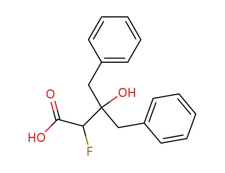 Benzenebutanoic acid, a-fluoro-b-hydroxy-b-(phenylmethyl)-