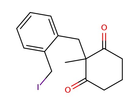 2-(2-iodomethyl)benzyl-2-methylcyclohexane-1,3-dione