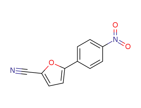 Molecular Structure of 57666-41-8 (2-Furancarbonitrile, 5-(4-nitrophenyl)-)