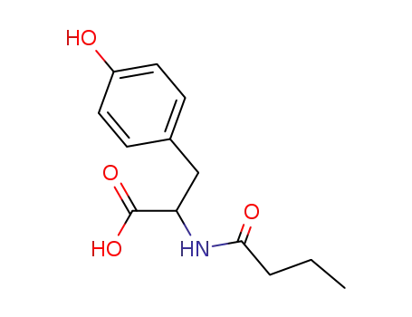 Molecular Structure of 252897-30-6 ((R,S)-N-(1-oxobutyl)tyrosine)