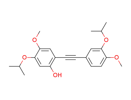 5-isopropoxy-2-[2'-(3''-isopropoxy-4''-methoxyphenyl)ethynyl]-4-methoxyphenol