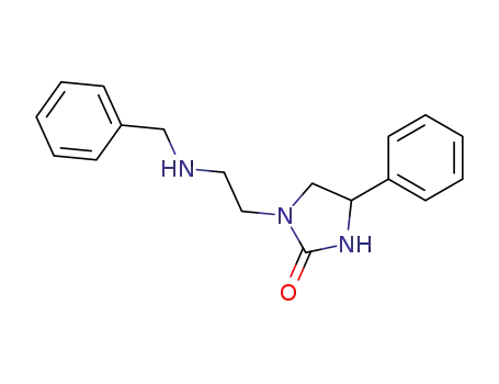 1-(2-Benzylamino-ethyl)-4-phenyl-imidazolidin-2-one