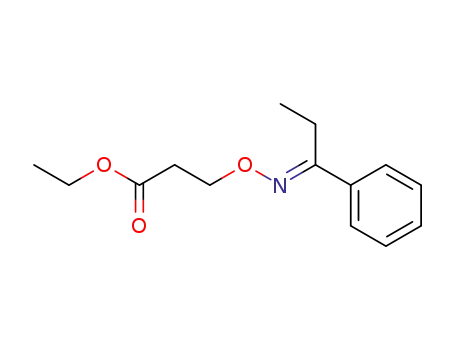 3-[1-Phenyl-prop-(E)-ylideneaminooxy]-propionic acid ethyl ester