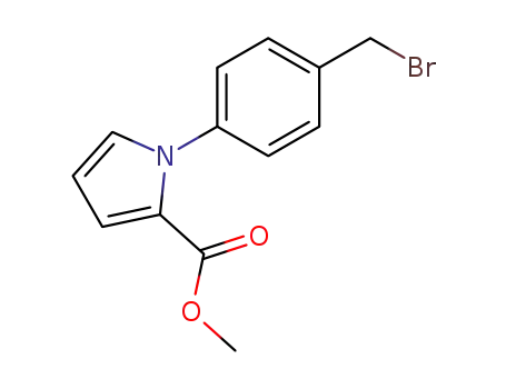 1H-Pyrrole-2-carboxylic acid, 1-[4-(bromomethyl)phenyl]-, methyl ester