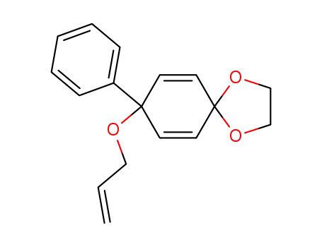 4-phenyl-4-(allyloxy)cyclohexa-2,5-dienone ethylene acetal