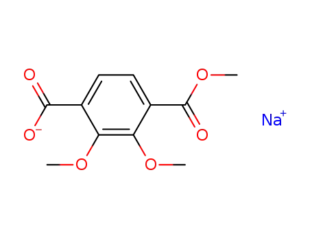 1,4-Benzenedicarboxylic acid, 2,3-dimethoxy-, monomethyl ester,
sodium salt