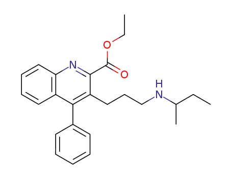 (+/-)-3-<3-(sec-butylamino)prop-1-yl>-2-ethoxycarbonyl-4-phenylquinoline