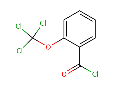 Molecular Structure of 36037-85-1 (trichloromethoxybenzoyl chloride)