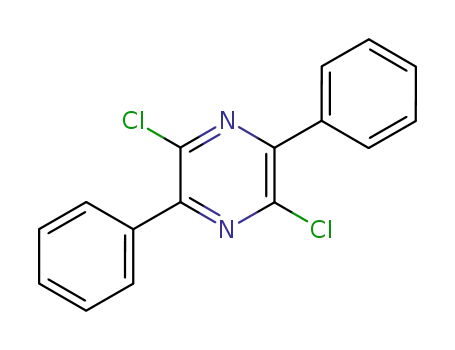 Molecular Structure of 74134-61-5 (2,5-DICHLORO-3,6-DIPHENYL PYRAZINE)