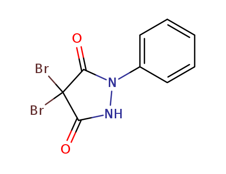 3,5-Pyrazolidinedione, 4,4-dibromo-1-phenyl-