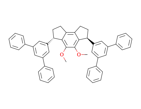 dl-3,6-bis(3,5-diphenylphenyl)-1,2,3,6,7,8-hexahydro-4,5-dimethoxy-as-indacene