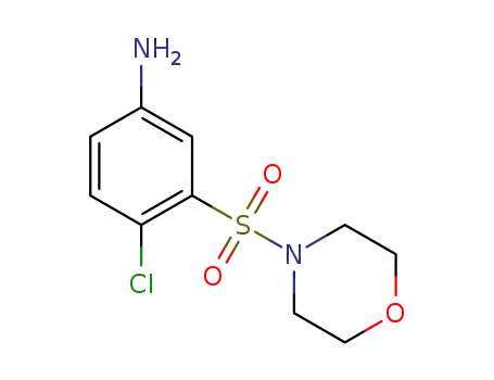 Molecular Structure of 325724-68-3 (4-Chloro-3-(Morpholinosulfonyl)aniline)
