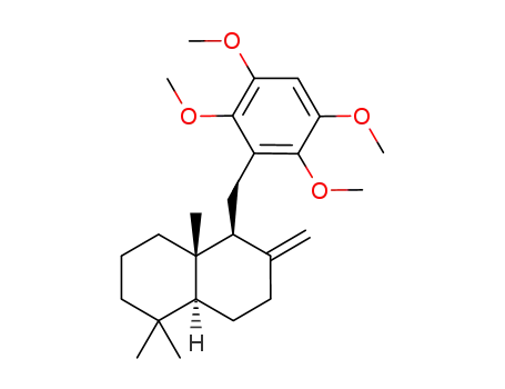 1-[[(1S,4aS,8aS)-decahydro-5,5,8a-trimethyl-2-methylene-1-naphthalenyl]methyl]-2,3,5,6-tetramethoxybenzene