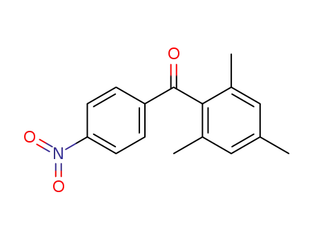 Molecular Structure of 1153-79-3 ((4-nitrophenyl)(2,4,6-trimethylphenyl)methanone)