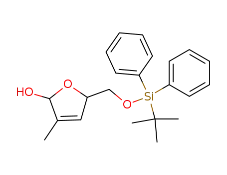 5-(tert-Butyl-diphenyl-silanyloxymethyl)-3-methyl-2,5-dihydro-furan-2-ol