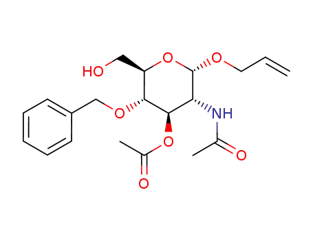allyl 2-acetamido-3-O-acetyl-4-O-benzyl-2-deoxy-α-D-glucopyranoside