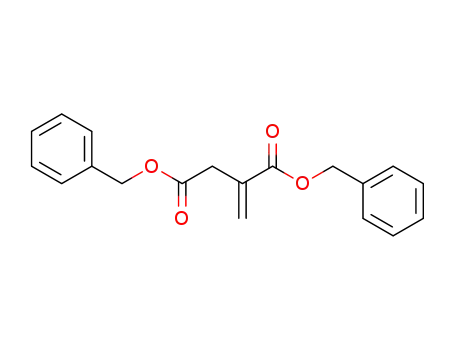 Molecular Structure of 58991-67-6 (1-Propene-2,3-dicarboxylic acid dibenzyl ester)