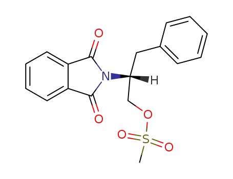 (2R)-2-(1,3-dioxo-1,3-dihydro-2H-isoindol-2-yl)-3-phenylpropyl methanesulfonate