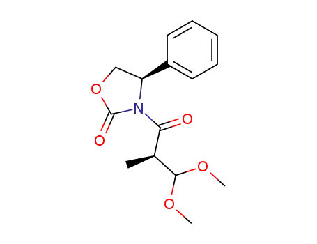 (R)-3-((R)-3,3-Dimethoxy-2-methyl-propionyl)-4-phenyl-oxazolidin-2-one