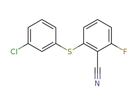 2-(3-chloro-phenylsulfanyl)-6-fluoro-benzonitrile