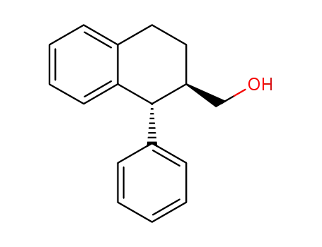 (+/-)-<i>trans</i>-2-hydroxymethyl-1-phenyl-1.2.3.4-tetrahydro-naphthalene