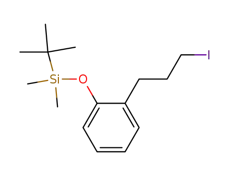 3-<2-<(tert-butyldimethylsilyl)oxy>phenyl>-1-iodopropane