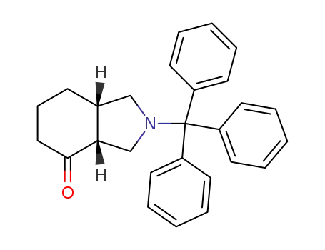 (3aR,7aS)-2-Trityl-octahydro-isoindol-4-one
