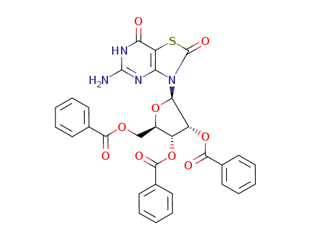 5-amino-3-(2,3,5-tri-O-benzoyl-β-D-ribofuranosyl)thiazolo<4,5-d>pyrimidine-2,7(3H,6H)-dione