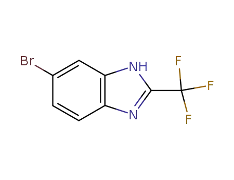 Molecular Structure of 3671-60-1 (1H-BENZIMIDAZOLE, 6-BROMO-2-(TRIFLUOROMETHYL)-)