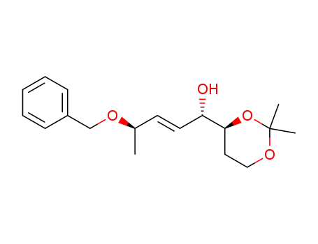 (E)-(1S,4R)-4-Benzyloxy-1-((S)-2,2-dimethyl-[1,3]dioxan-4-yl)-pent-2-en-1-ol