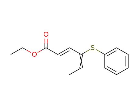 ethyl 4-(phenylthio)-2,4-hexadienoate