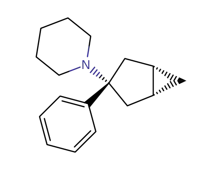 trans-2-phenyl-2-(N-piperidinyl)bicyclo<3.1.0>hexane