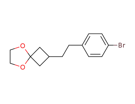3-[2-(4-bromophenyl)ethyl]cyclobutanone ethylene ketal