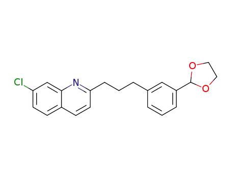 Quinoline, 7-chloro-2-[3-[3-(1,3-dioxolan-2-yl)phenyl]propyl]-