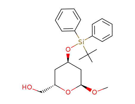 methyl 3-O-(tert-butyldiphenylsilyl)-2,4-dideoxy-α-D-erythro-hexopyranoside