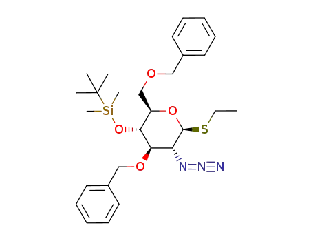 Ethyl 2-azido-3,6-di-O-benzyl-4-O-tert-butylmethylsilyl-2-deoxy-1-thio-β-D-glucopyranoside