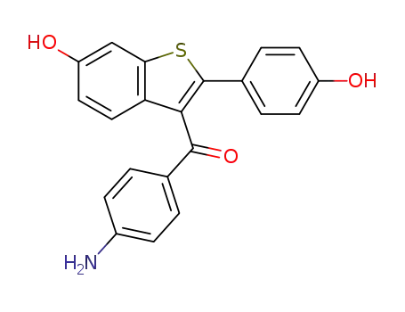 3-(4-Aminobenzoyl)-6-hydroxy-2-(4-hydroxyphenyl)-benzo<b>thiophene
