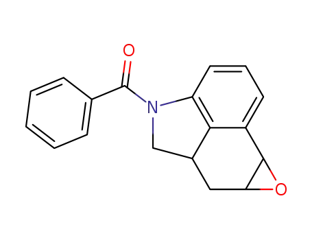 phenyl(5a,6,6a,7a-tetrahydro[1]benzoxireno[4,3,2-cd]indol-4(5H)-yl)methanone