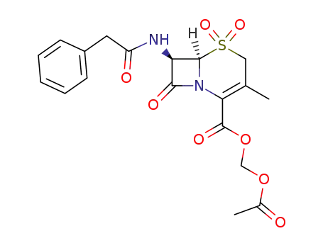 acetoxymethyl 7β-phenylacetamido-3-methyl-2-cephem-4-carboxylate 1,1-dioxide