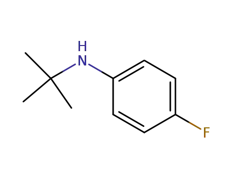 Molecular Structure of 33486-88-3 (N-tert-butyl-4-fluoroaniline)