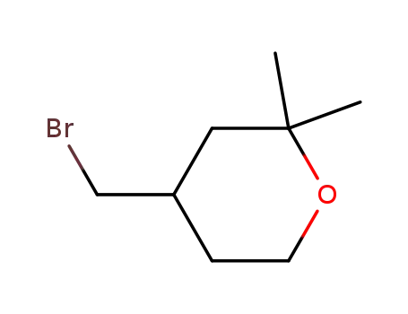 Molecular Structure of 1050494-70-6 (4-(bromomethyl)tetrahydro-2,2-dimethyl-2H-Pyran)