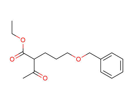 Molecular Structure of 99701-67-4 (2-Acetyl-5-benzyloxy-pentanoic acid ethyl ester)