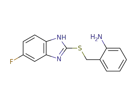 2-(5-Fluoro-1H-benzoimidazol-2-ylsulfanylmethyl)-phenylamine