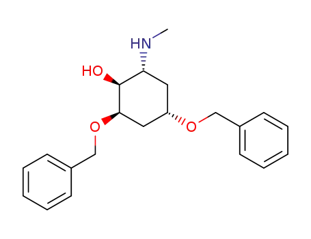 (1S,2R,4S,6R)-2,4-Bis-benzyloxy-6-methylamino-cyclohexanol