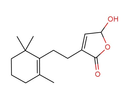 2(5H)-Furanone,
5-hydroxy-3-[2-(2,6,6-trimethyl-1-cyclohexen-1-yl)ethyl]-