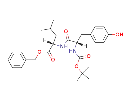 Molecular Structure of 72210-21-0 (Boc-Tyr-Leu-OBzl)